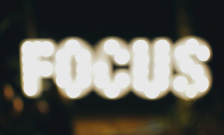 turned on Focus signage