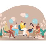 chair circle, chairs, circle, to sit, to discuss, discussion, communication, communicative, to speak, exchange, conversation, therapy, listen to, support group, group, discussion group, seating circle, discussion, discussion, discussion, discussion, discussion, support group, group, group