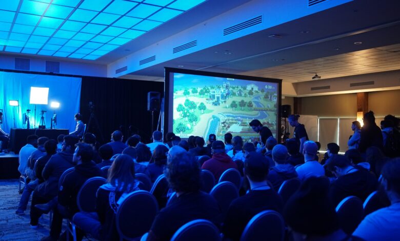 audience in a conference