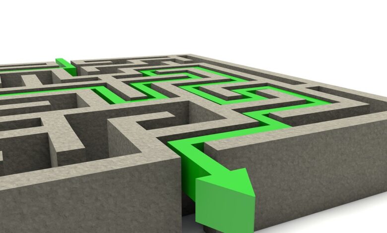 labyrinth, goal, planning, long-term goal, conception, arrow, path, find, looking for, labyrinth, labyrinth, labyrinth, labyrinth, labyrinth, goal, goal