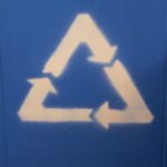 blue and white letter m